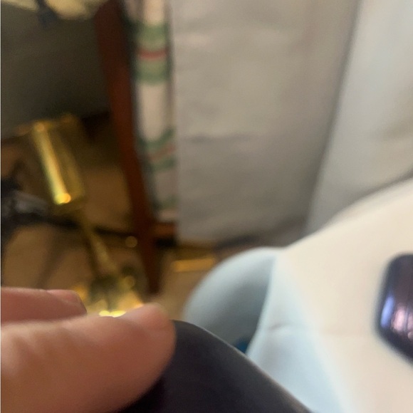 Franco Sarto Purple and Gold Flats with Chain Detail - Picture 13 of 13